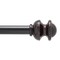 Kenney Mfg Kenney Kendall 5/8" Standard Decorative Window Curtain Rod, 48-86", Antique Rust KN71618 - alternate 1